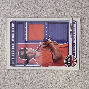 2023 Panini USA Stars and Stripes U-18 Baseball World Cup Darnel Collins Patch